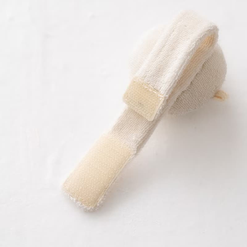 【NEW ARRIVAL!!】Y-1392 100%オーガニックコットン 時計のガラガラ 日本製