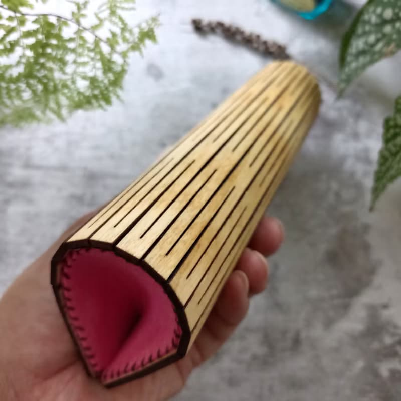 大人的禮物/茉樂手盒/茉樂紅/悠閒時尚風/菱格紋/眼鏡盒/筆盒