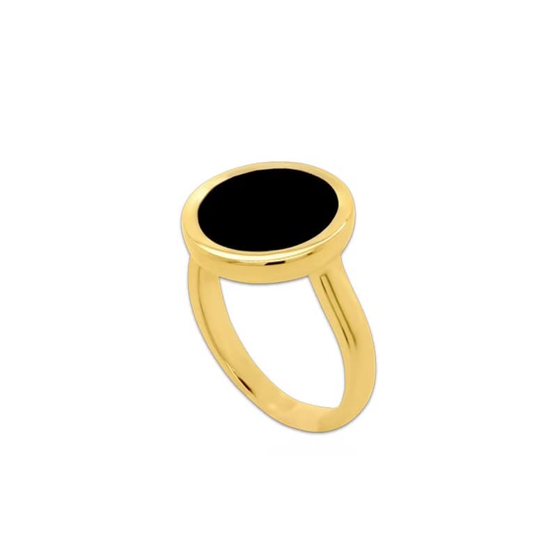 NCT PICK | ROCA ROUND ONYX RING