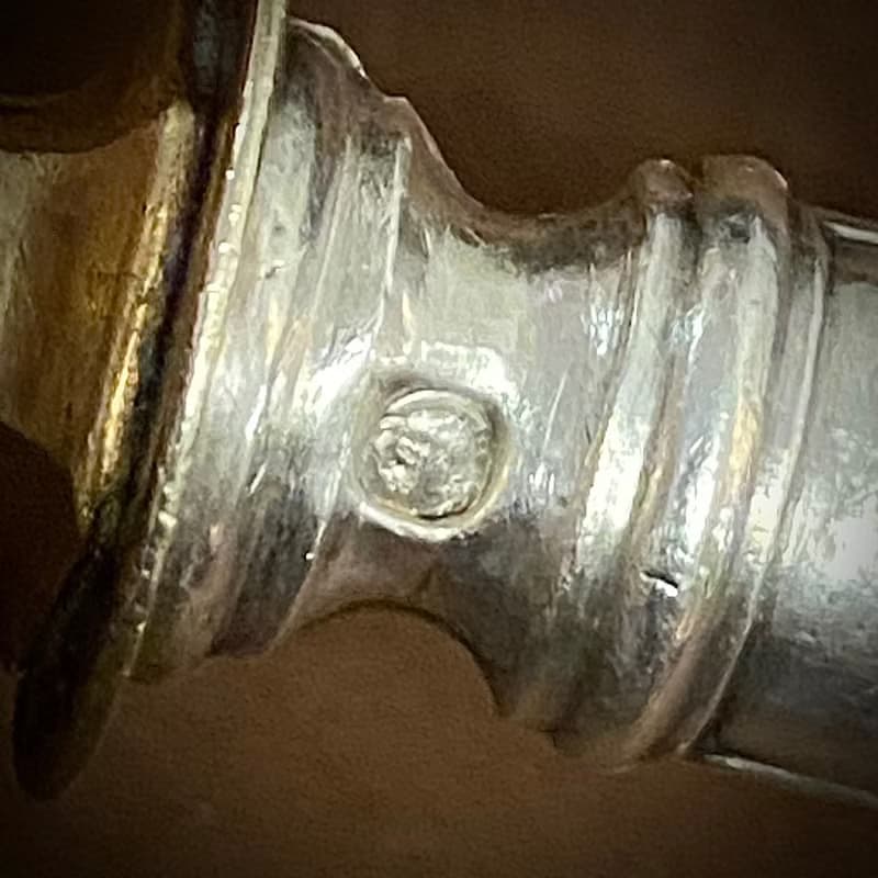 法國 Belle Époque × 路易十六復興風格 蝴蝶結紋 純銀冰淇淋鏟