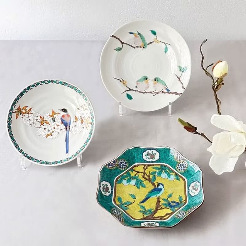 【喬遷賀禮】精選組合- 9折 九谷燒 新花鳥3件組