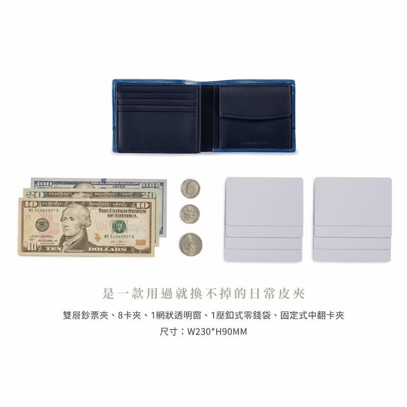 【情人禮物/24H出貨】中性皮夾 錢包 送禮推薦 零錢袋-0103-10905