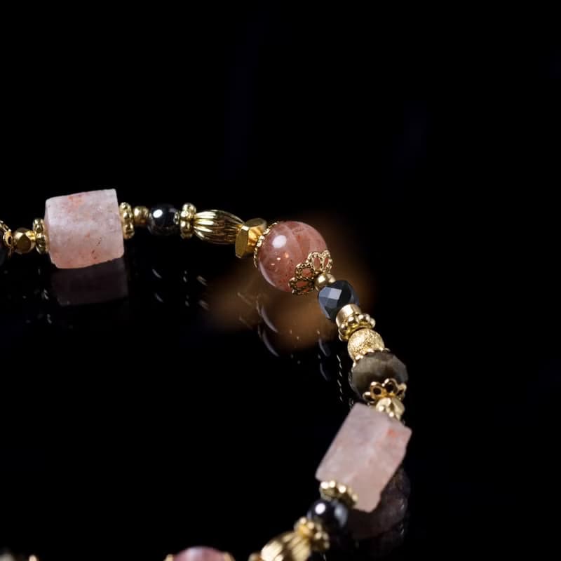 回憶永生 // C1555太陽石金曜石手鍊