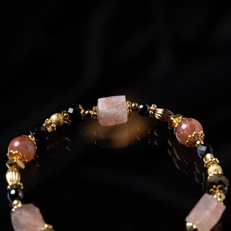 回憶永生 // C1555太陽石金曜石手鍊