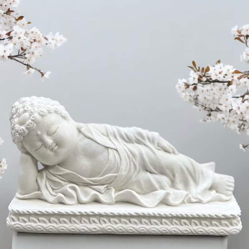 靜謐之美學 淨念吉祥小佛之臥佛(如自在)  精緻台灣文創禮品