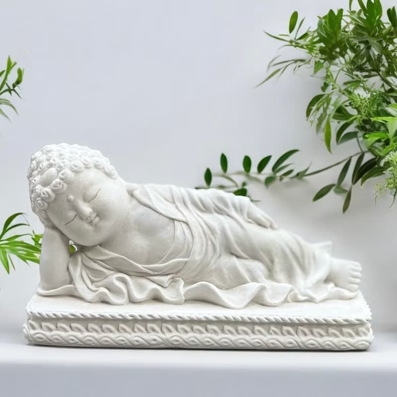 靜謐之美學 淨念吉祥小佛之臥佛(如自在)  精緻台灣文創禮品