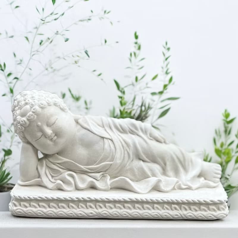 靜謐之美學 淨念吉祥小佛之臥佛(如自在)  精緻台灣文創禮品