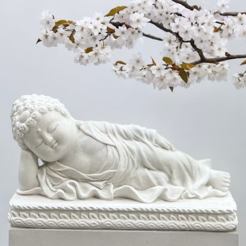 靜謐之美學 淨念吉祥小佛之臥佛(如自在)  精緻台灣文創禮品
