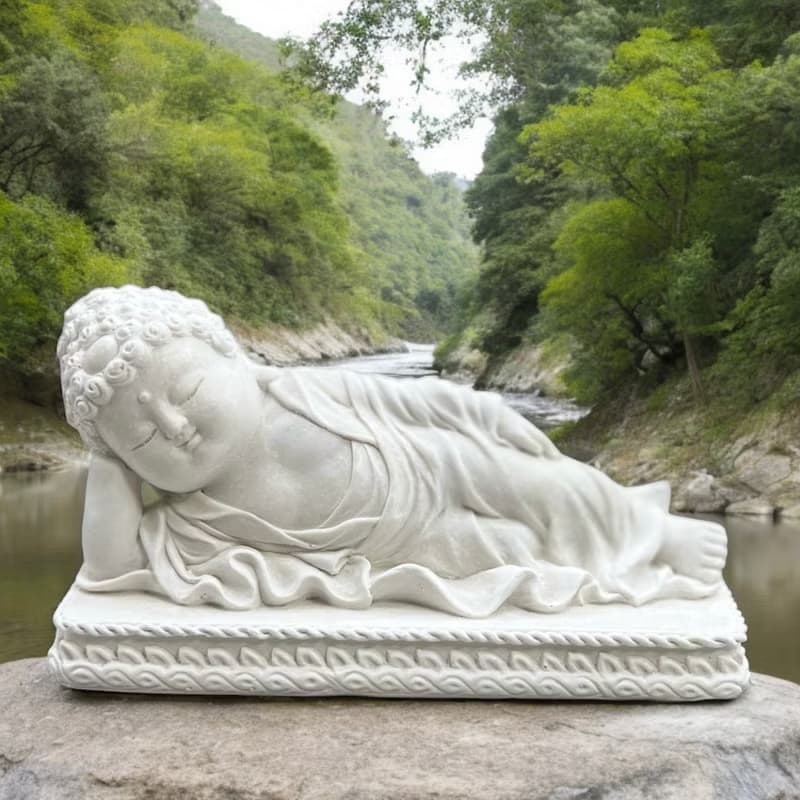 靜謐之美學 淨念吉祥小佛之臥佛(如自在)  精緻台灣文創禮品