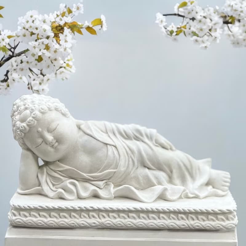 靜謐之美學 淨念吉祥小佛之臥佛(如自在)  精緻台灣文創禮品