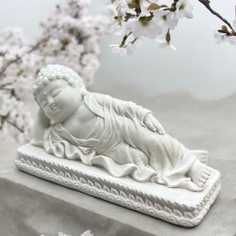 靜謐之美學 淨念吉祥小佛之臥佛(如自在)  精緻台灣文創禮品