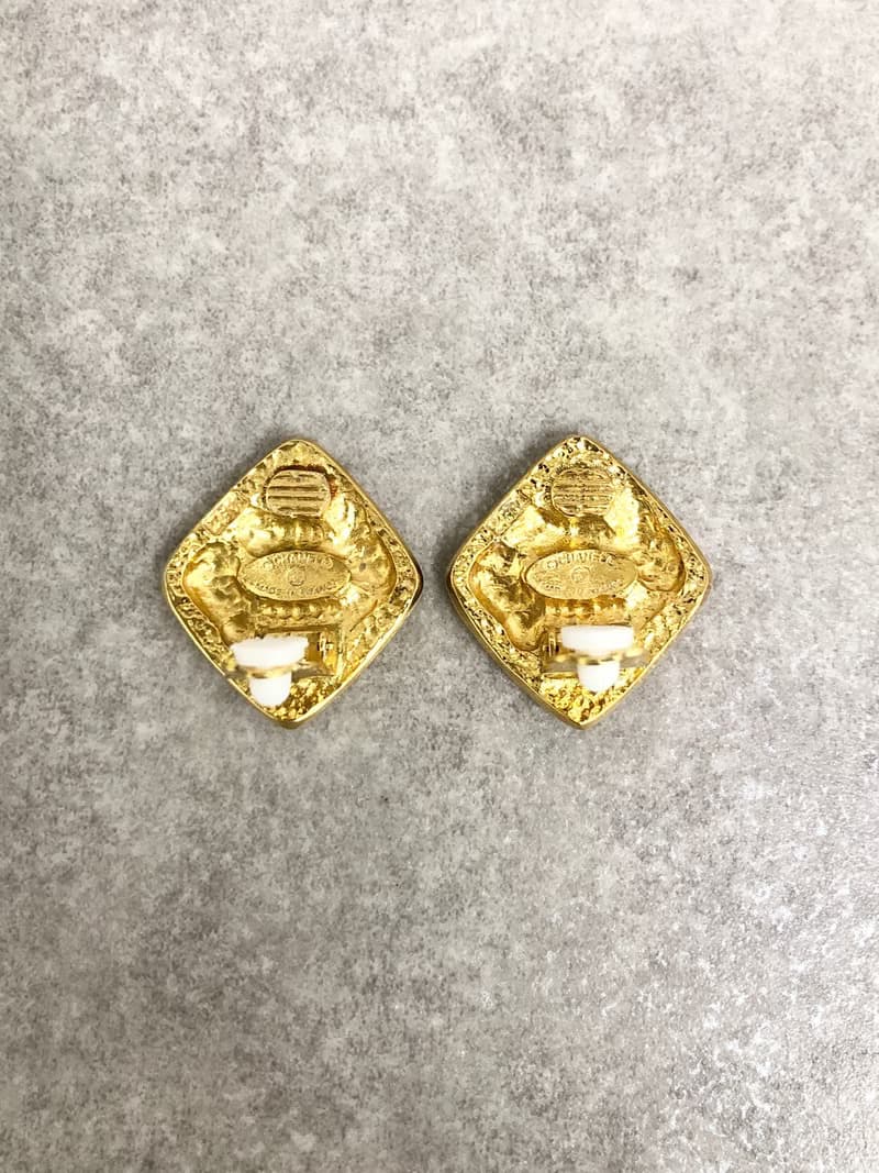 【 日本直送　名牌中古包 】CHANEL シャネル イヤリング ゴールド ココマーク vintage ヴィンテージ オールド vc6mkw
