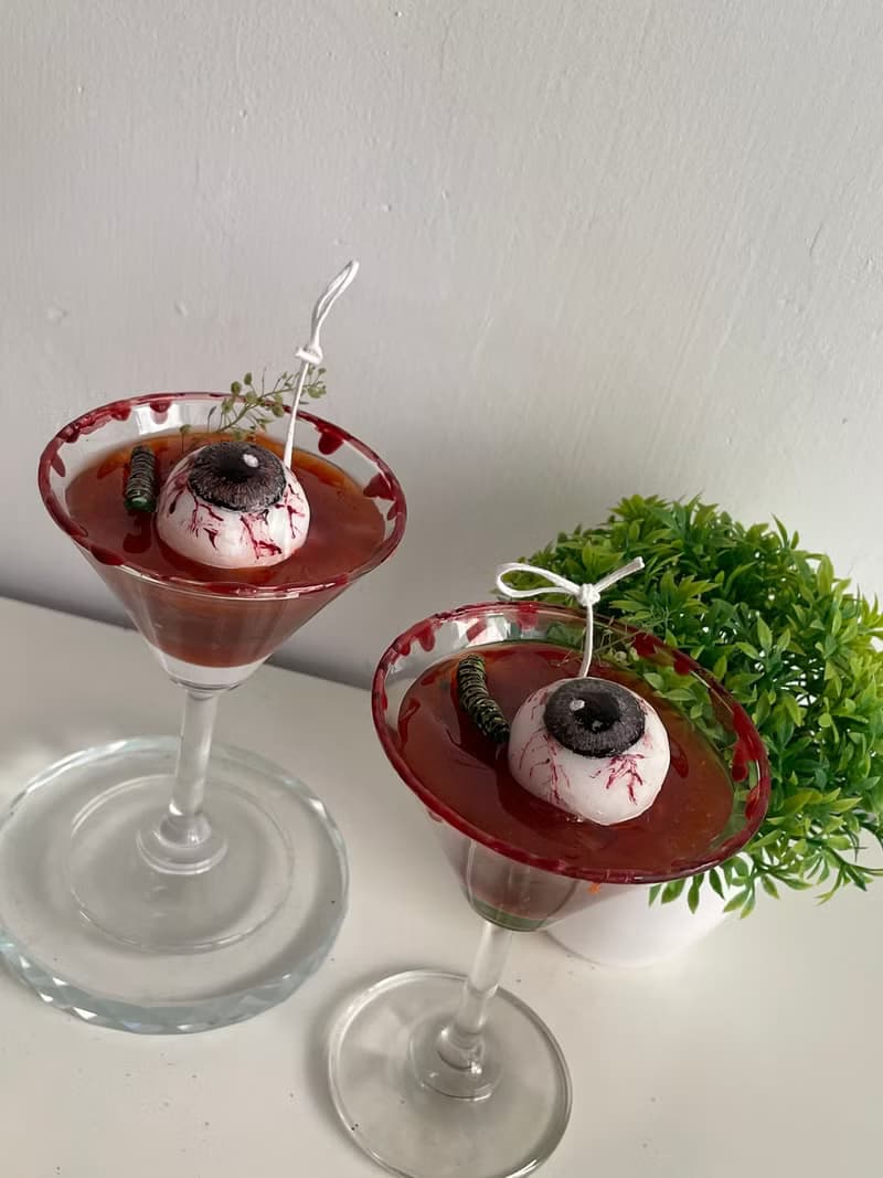血腥瑪麗眼球蠟燭-現貨