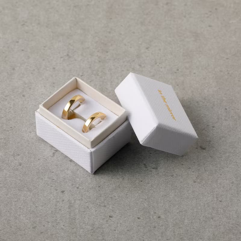 circle-plain smooth pierced earring SV　ニッケルフリースムースピアス　シンプル　フープピアス　シルバー