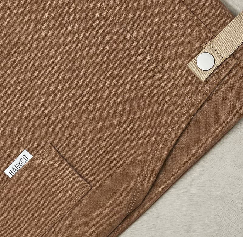 12C Cross back Apron (Cinnamon Brown) 工作服 圍裙