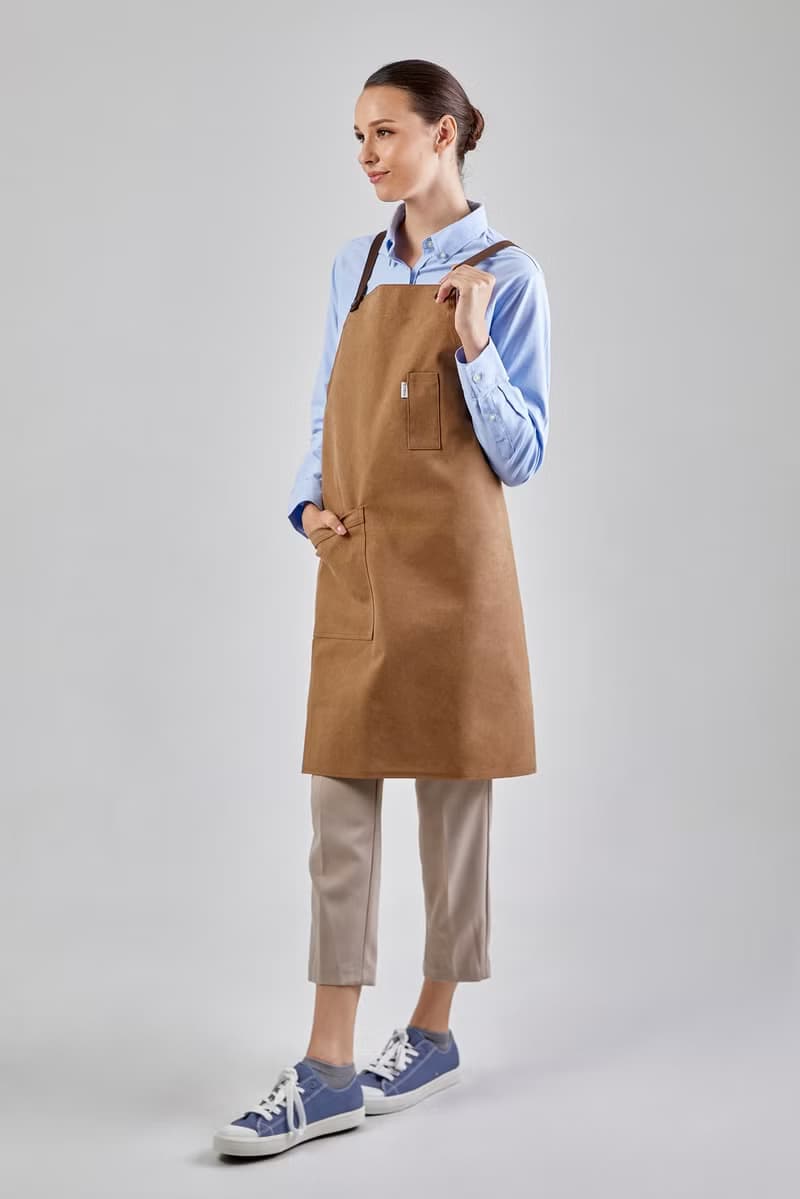 12C Cross back Apron (Cinnamon Brown) 工作服 圍裙