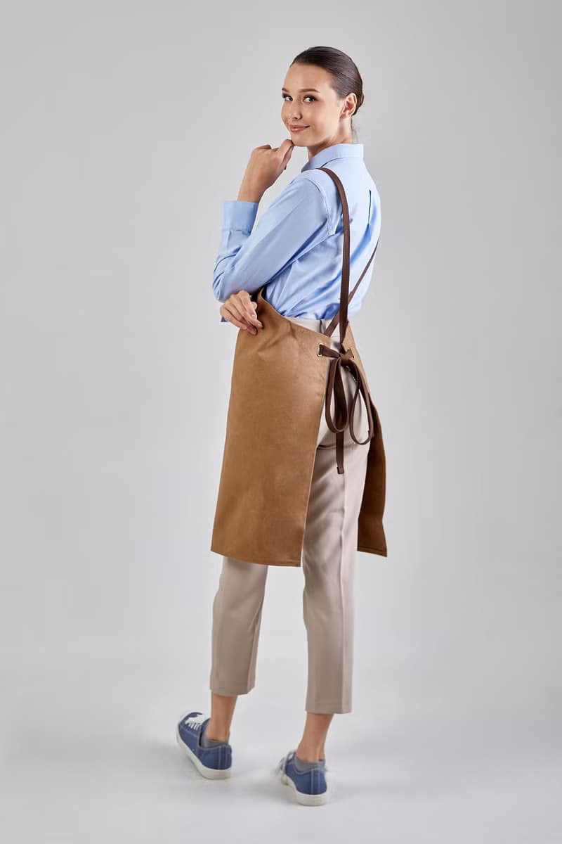 12C Cross back Apron (Cinnamon Brown) 工作服 圍裙