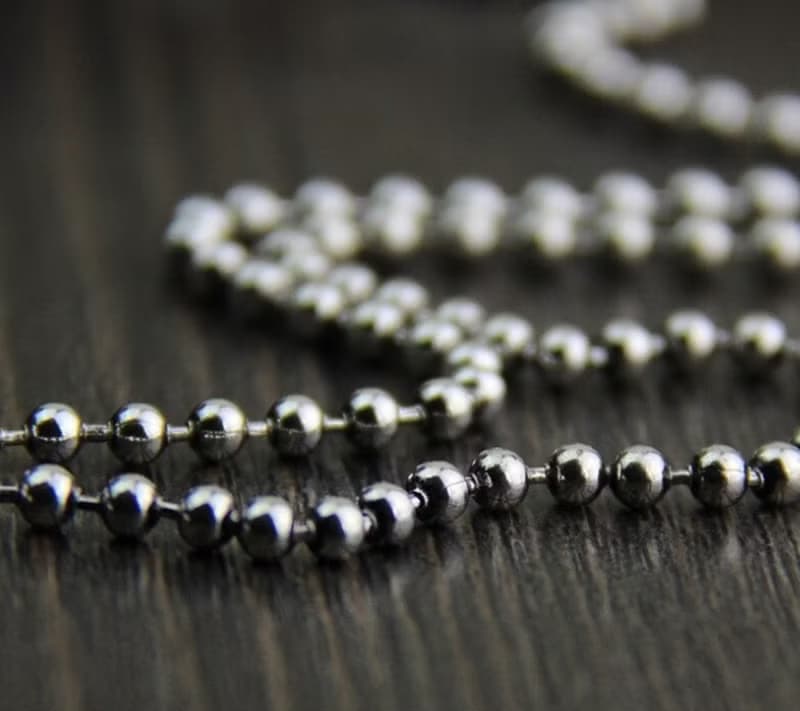 Real S925 Sterling Silver Beading Chains Unisex Necklaces without Pendants Women