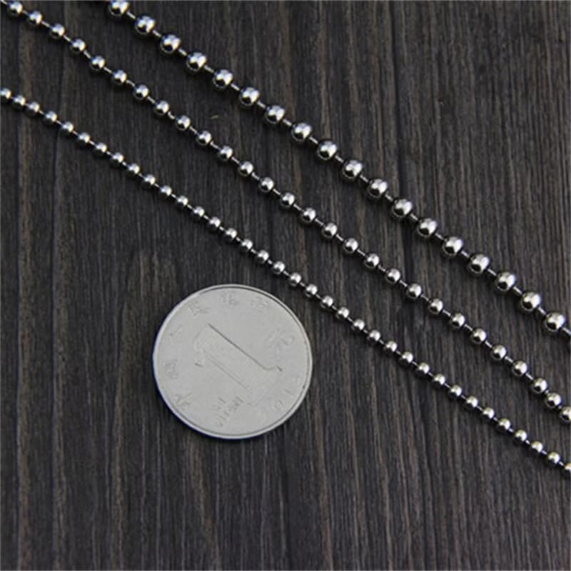 Real S925 Sterling Silver Beading Chains Unisex Necklaces without Pendants Women