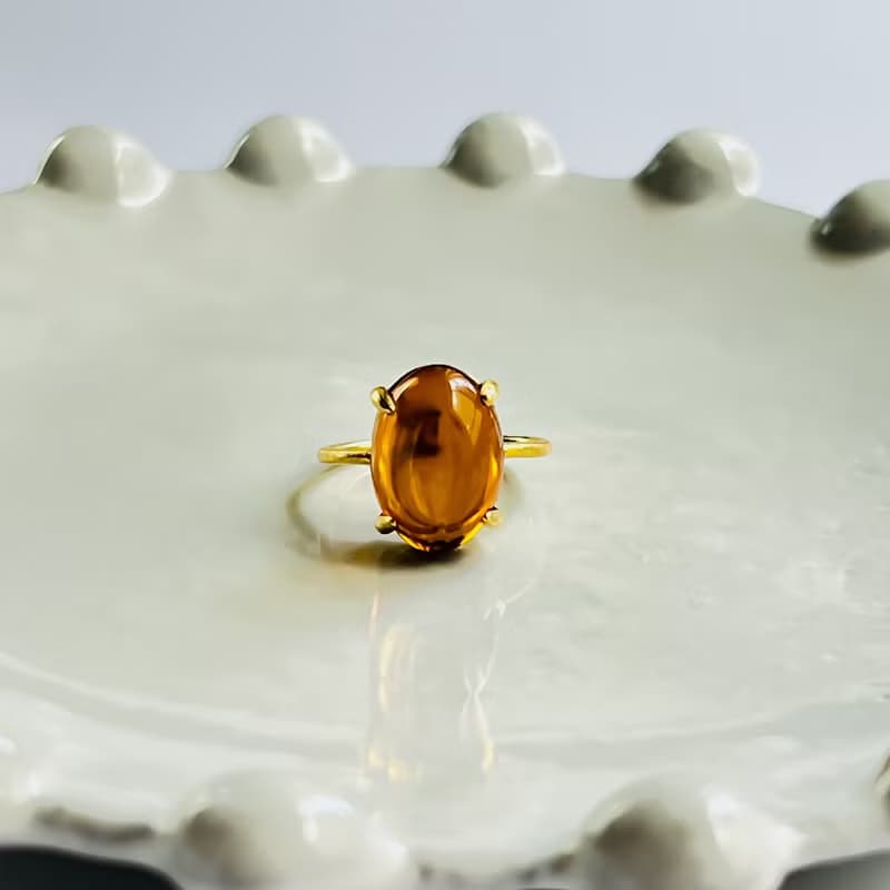 Baltic Amber Ring【gift box】