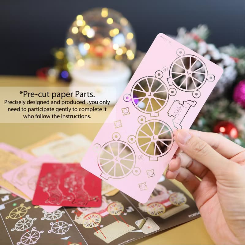 【情人節禮物】摩天輪 豪華版 - POSTalk 紙藝術光影模型 (LM-53)
