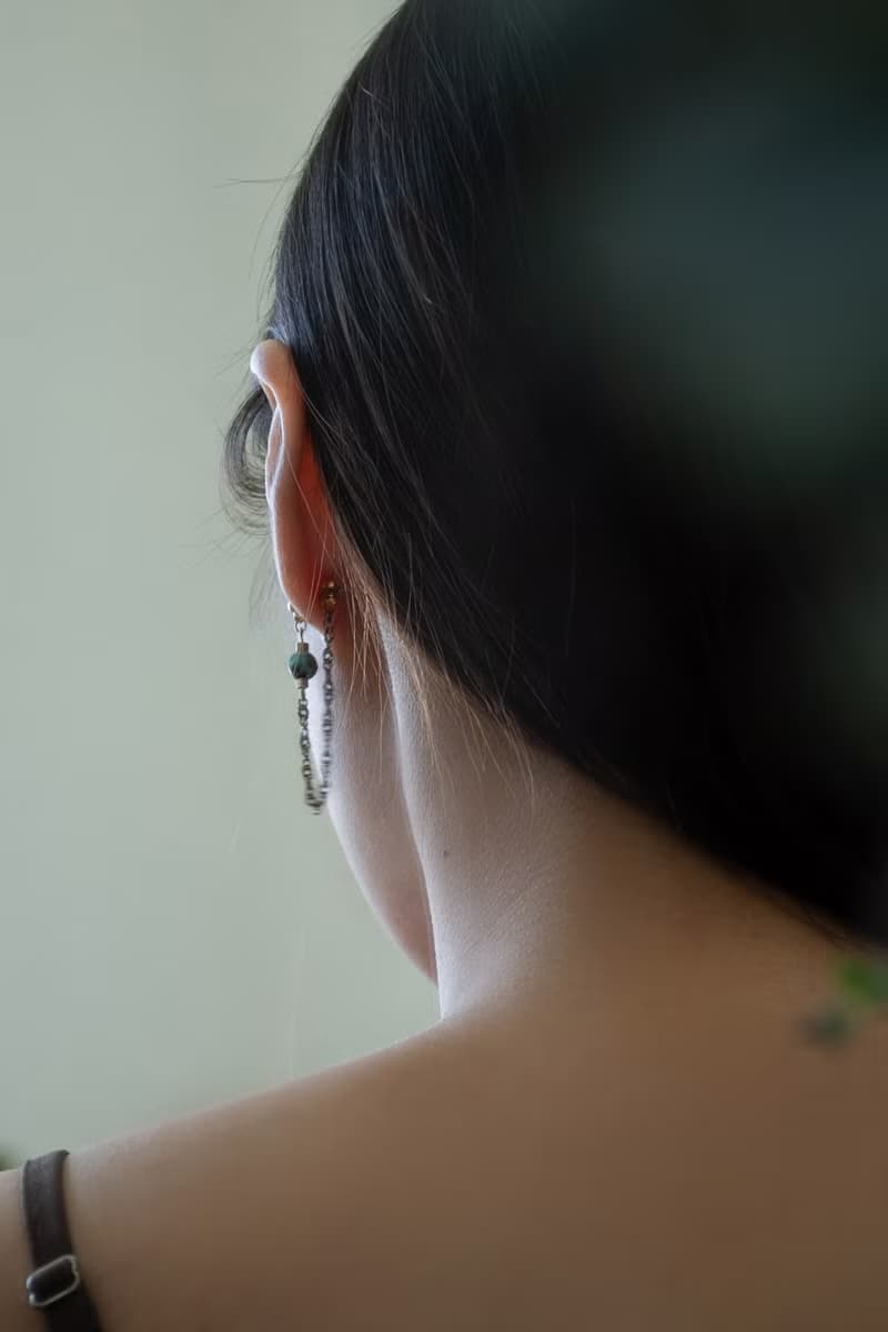 小室 | 方塊瑪瑙 耳針款 - 成對販售