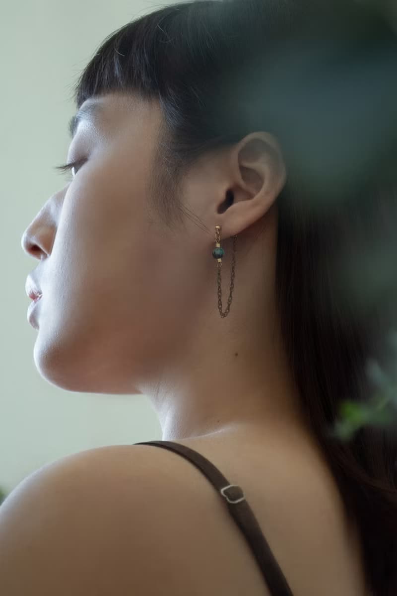 小室 | 方塊瑪瑙 耳針款 - 成對販售