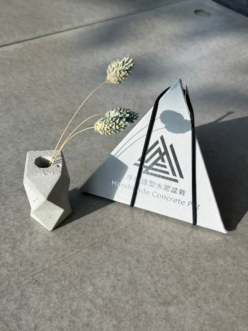 DIY造型水泥盆栽