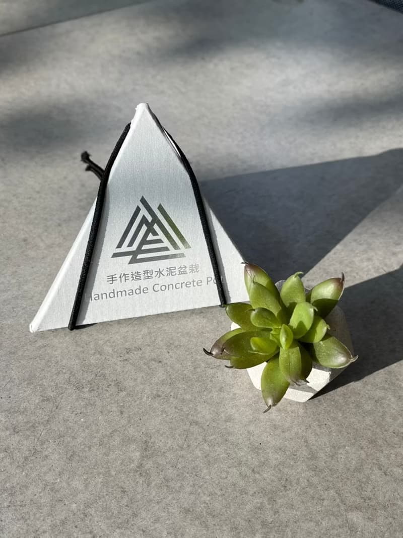 DIY造型水泥盆栽