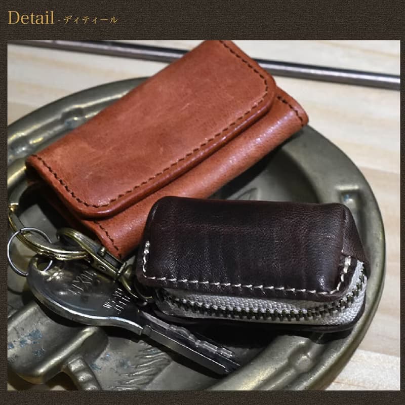 日本製 小錢包 小型 真皮 皮革 手掌大小 硬幣收納 零錢包 馬皮