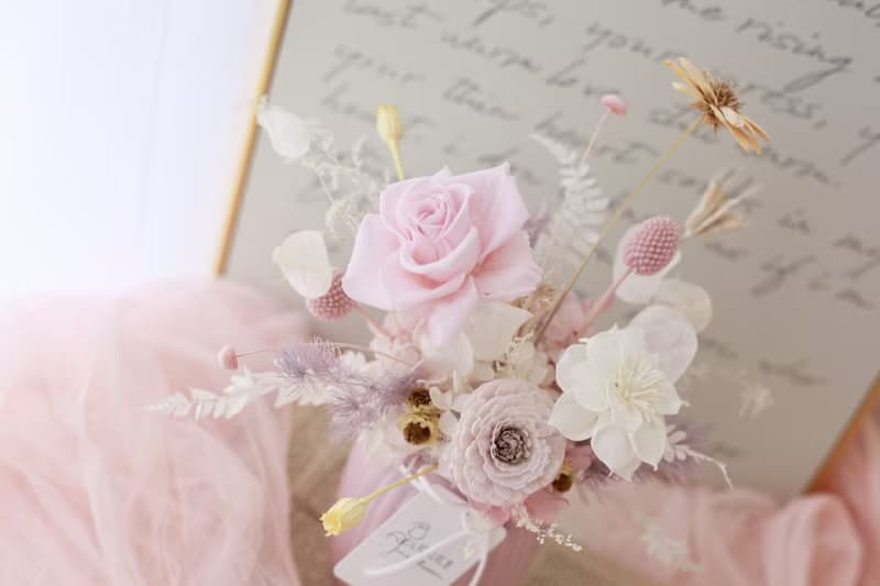 午後甜夢。開幕花禮 永生花 升遷 喬遷 祝賀花禮 居家佈置