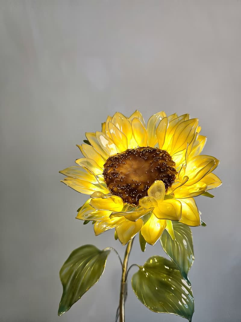 向日葵 • 沾浸藝術花燈 【閒逛花間系列】小夜燈。生日禮物