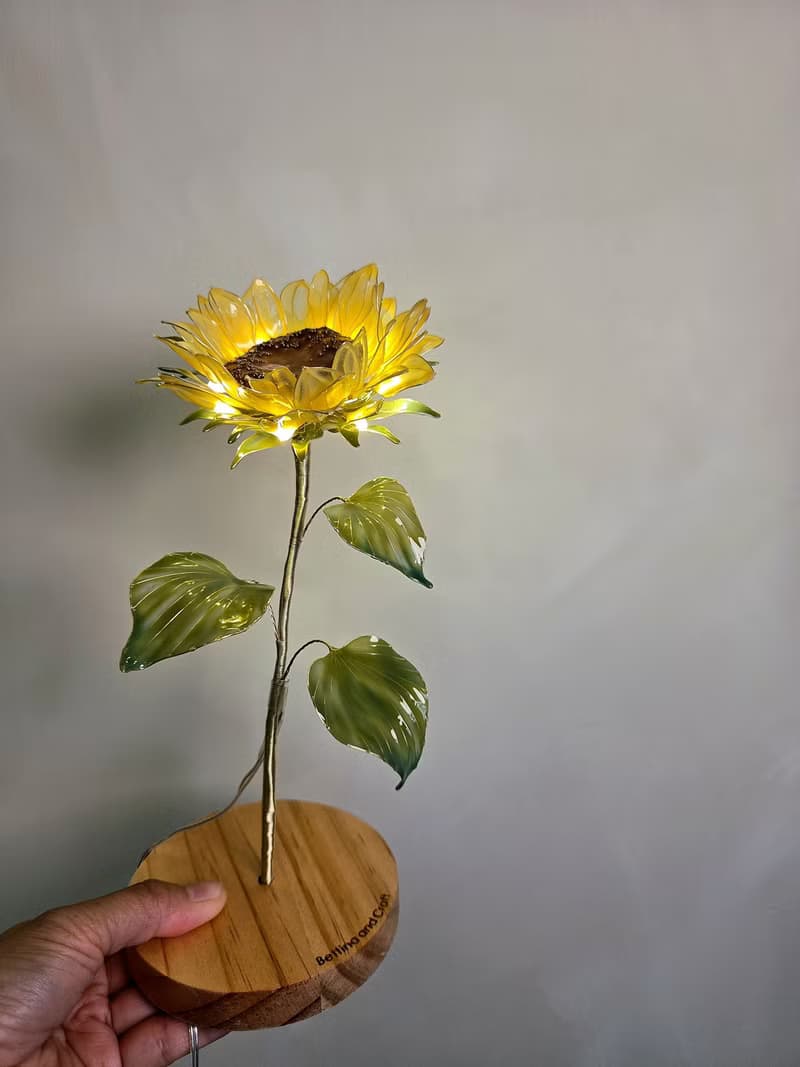 向日葵 • 沾浸藝術花燈 【閒逛花間系列】小夜燈。生日禮物