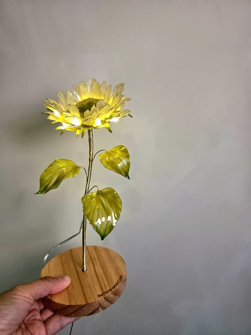 向日葵 • 沾浸藝術花燈 【閒逛花間系列】小夜燈。生日禮物