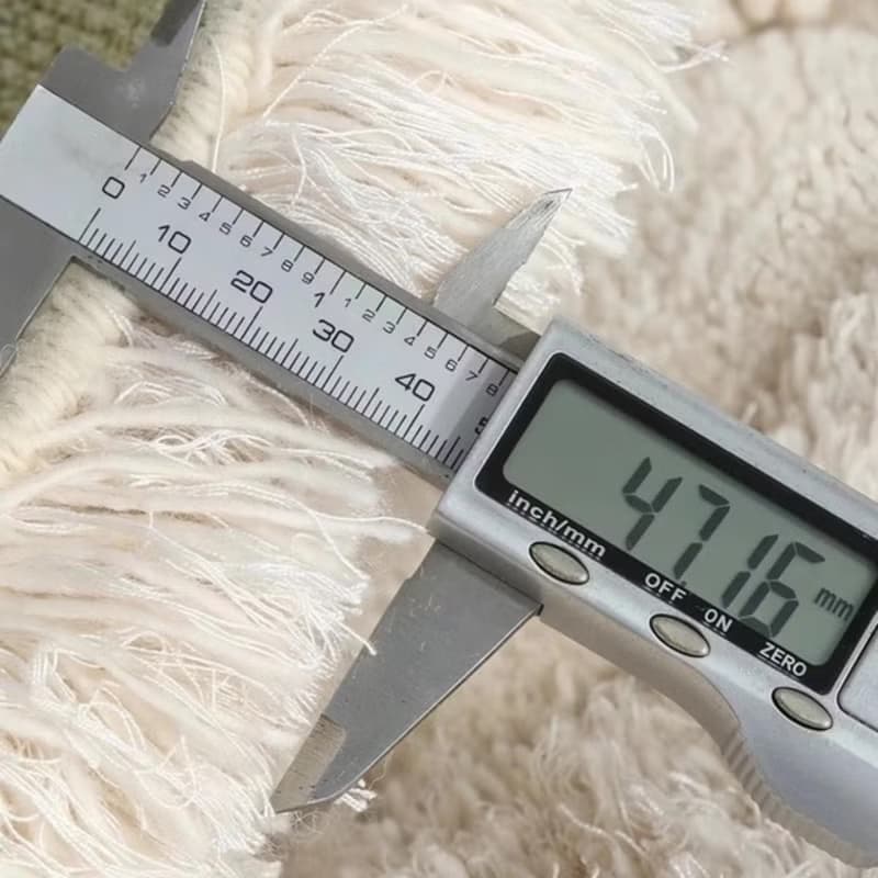 北歐風 手作 紐西蘭羊毛地毯 江南初雪 客廳臥室 床邊墊 家居裝飾