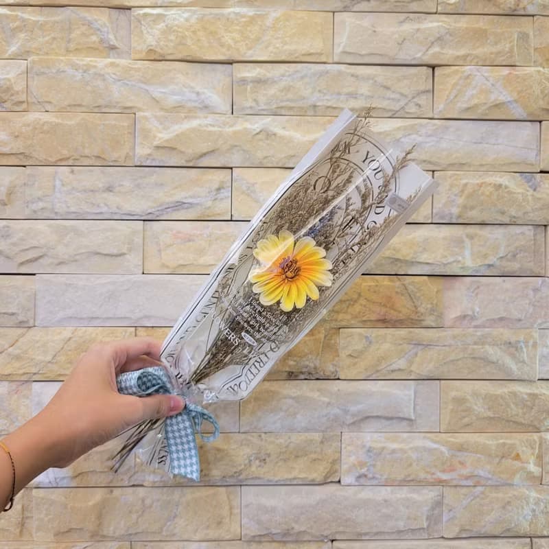 索拉太陽花單支花束。擺飾。花禮