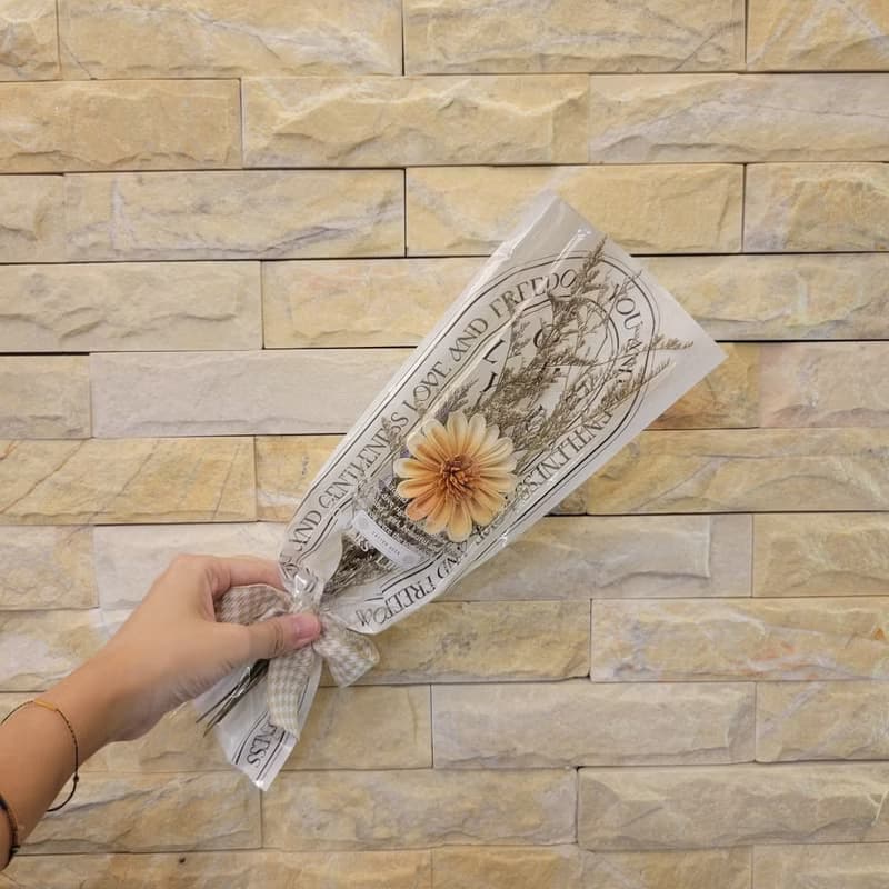 索拉太陽花單支花束。擺飾。花禮