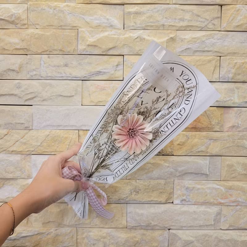 索拉太陽花單支花束。擺飾。花禮