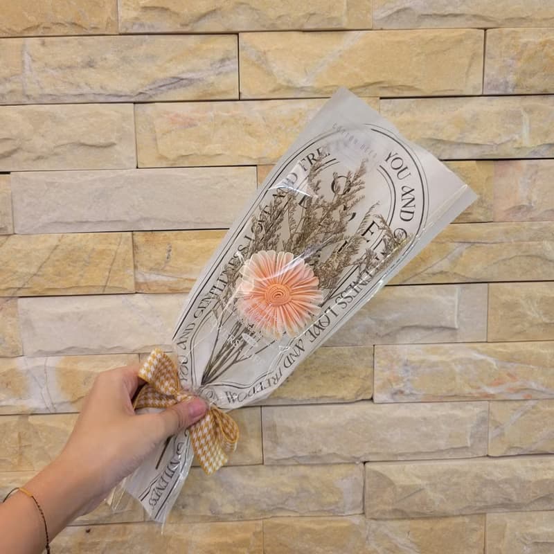 索拉太陽花單支花束。擺飾。花禮