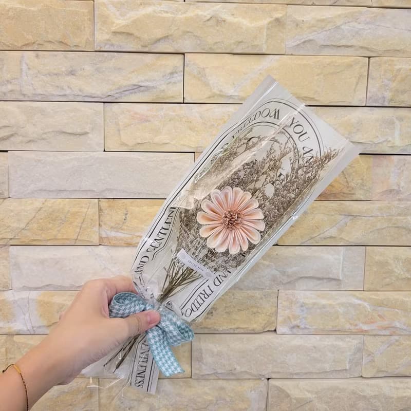 索拉太陽花單支花束。擺飾。花禮