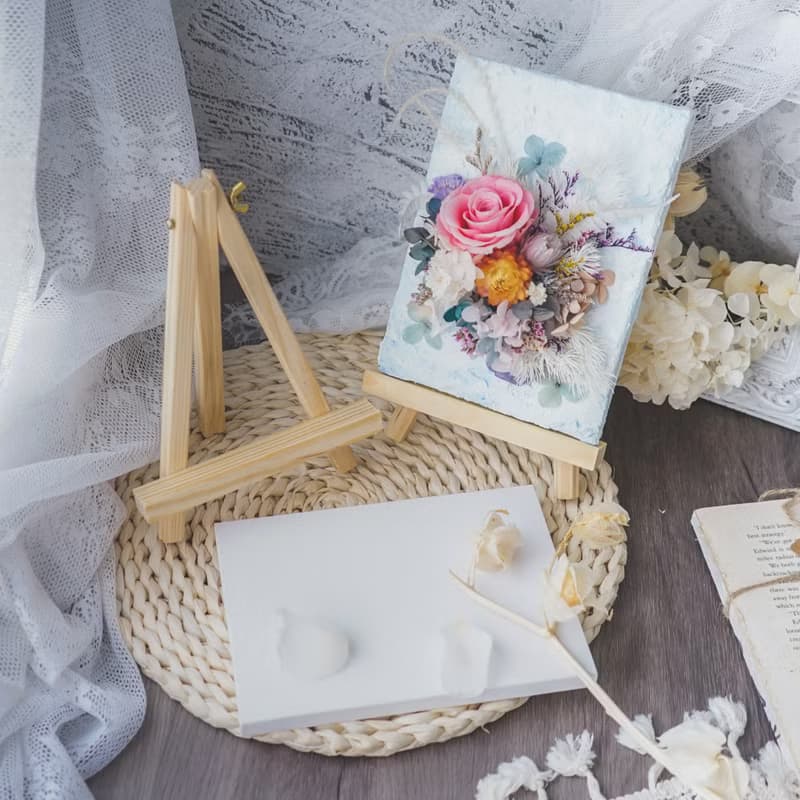 花藝DIY材料包│畫布花藝│含影片教學