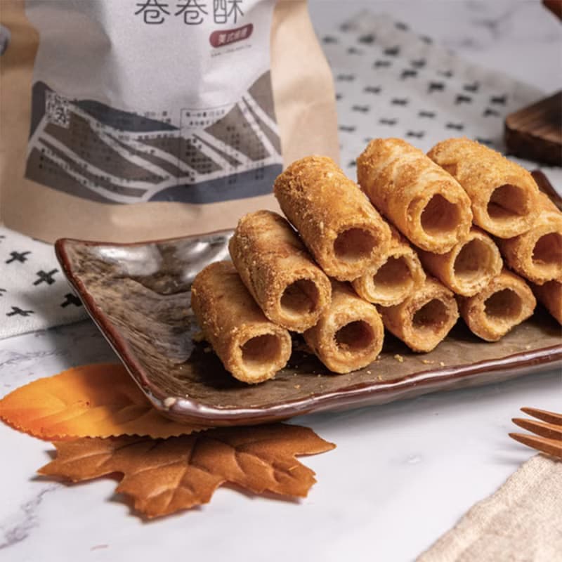 卷卷酥-經濟袋 一口即食蛋捲(超人氣鹹蛋黃蛋捲、墨西哥烤片等)