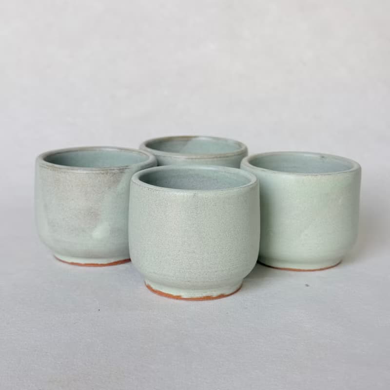 柔光莫蘭迪。手工小茶杯 茶杯 お湯吞 茶具 陶藝茶器 教師節禮物