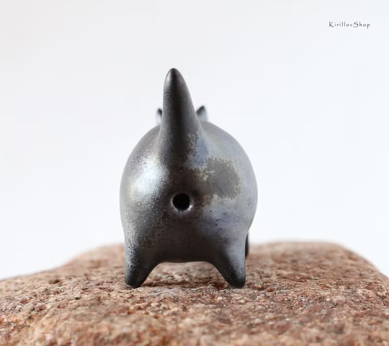 Handmade Ceramic Cat — Minimal Art Object Filled with Warmth