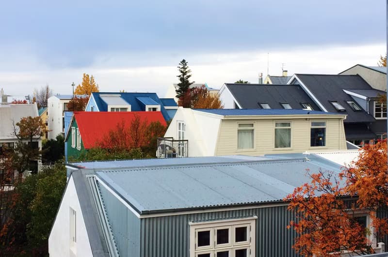 冰島屋頂2.0 Iceland Roof 2.0 磚紅色羅紋中筒襪