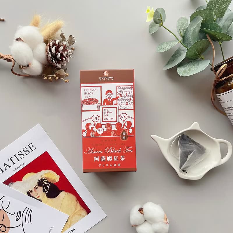【立體茶包】紅茶故事集-阿薩姆紅茶芯芽立體茶包6入/盒