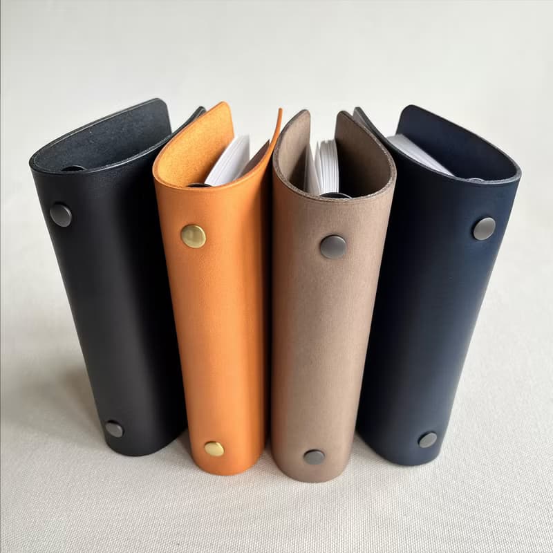 Kyoto A7 六孔活頁書衣/手帳- 航海藍/石墨黑 /岩灰色/自然棕