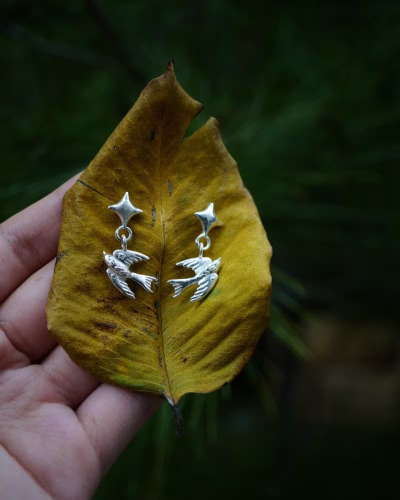 KUÂN KUÂN 烏鶖系列 逐星耳環