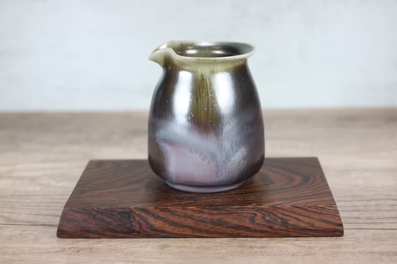 【送禮好物】天然落灰 柴燒茶海 公道杯 名家葉敏祥手作 320ml