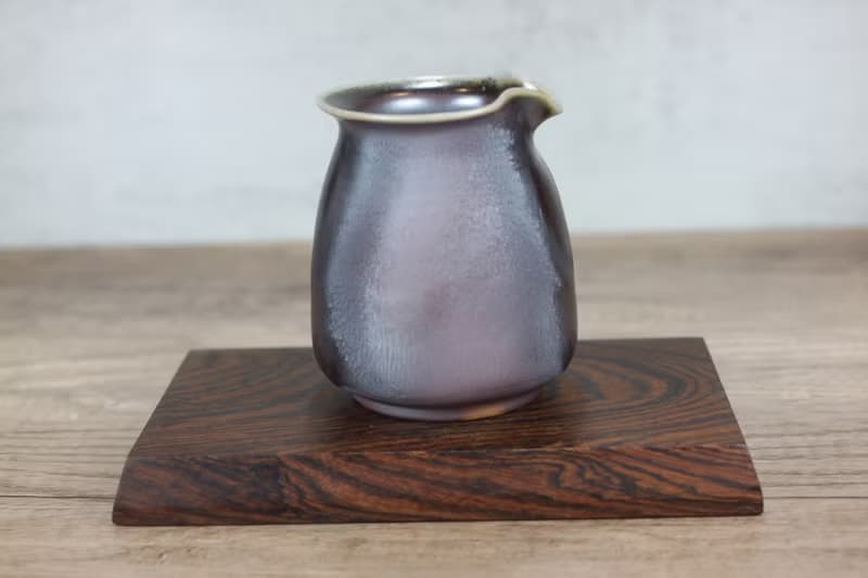 【送禮好物】天然落灰 柴燒茶海 公道杯 名家葉敏祥手作 320ml